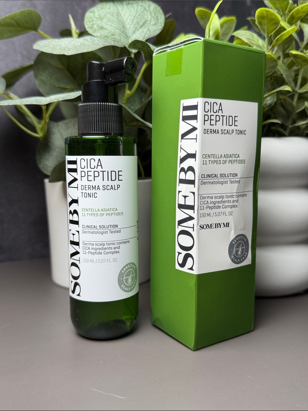 Cica Peptide Derma Scalp Tonic - Green